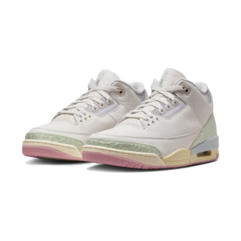 Air Jordan 3 'White / Platinum Tint / Gum Light Brown / Black' Мужские