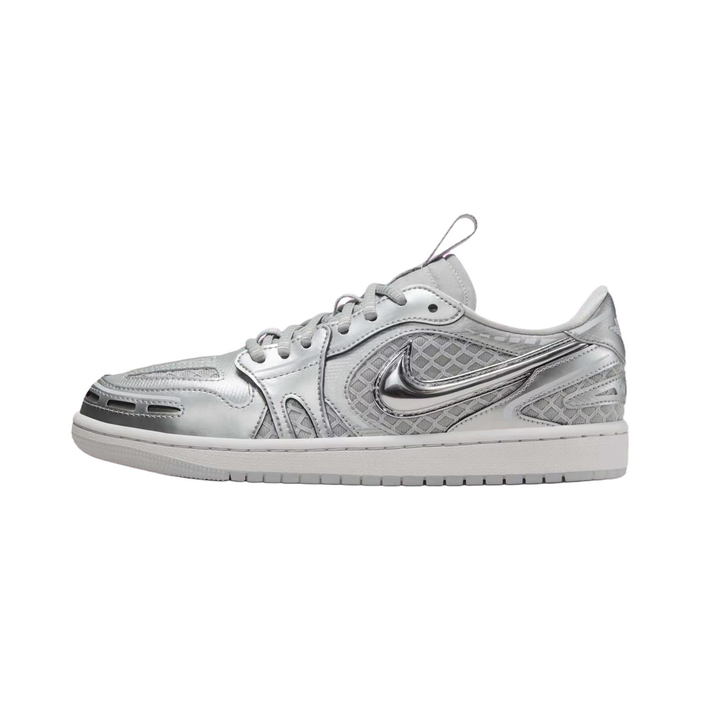 Neutral Grey / White / Pewter Grey / Metallic Silver