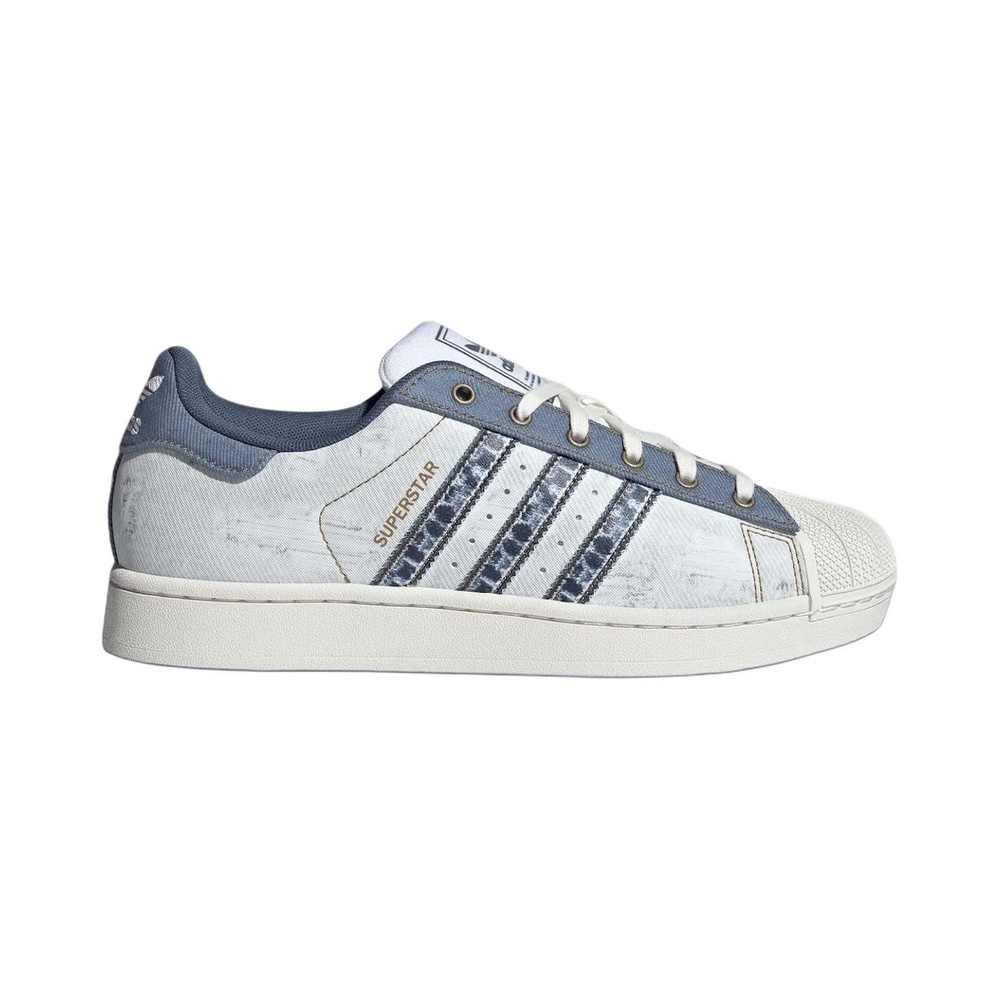 Adidas Superstar 'Ecru / Blue' Мужские