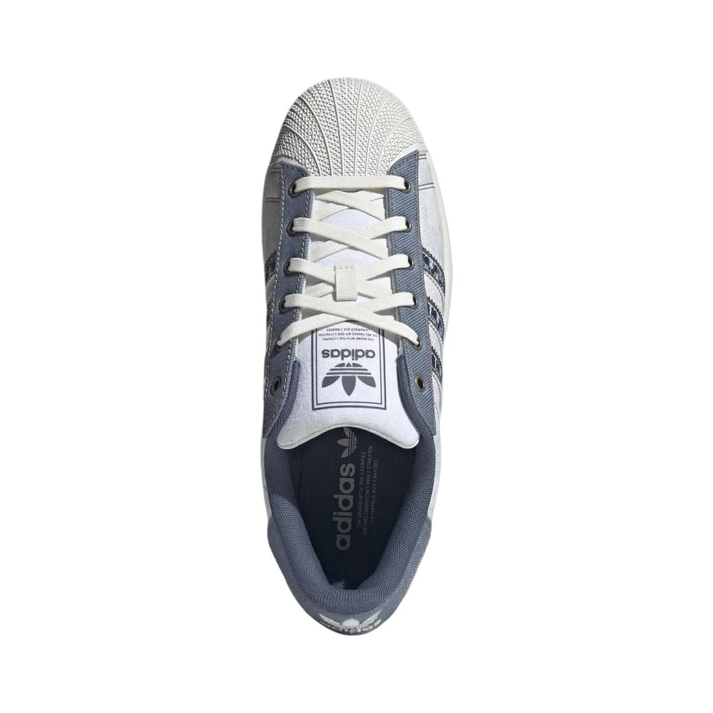 Adidas Superstar 'Ecru / Blue' Мужские