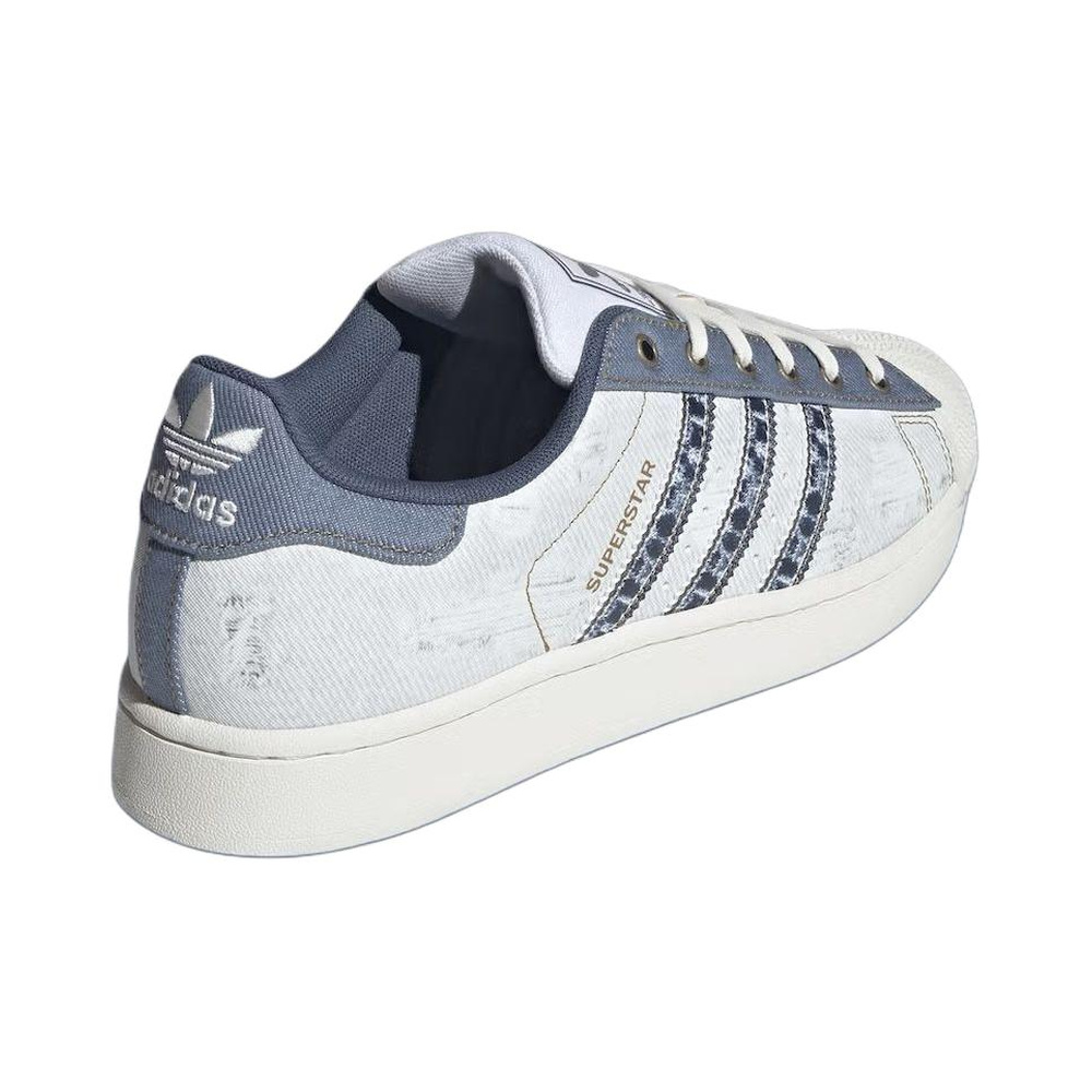 Adidas Superstar 'Ecru / Blue' Мужские