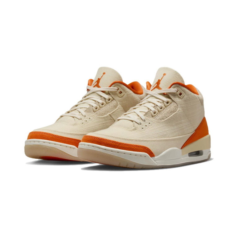 Air Jordan 3 'Black / Sail / Gum Light Brown / Blue Hero' Женские