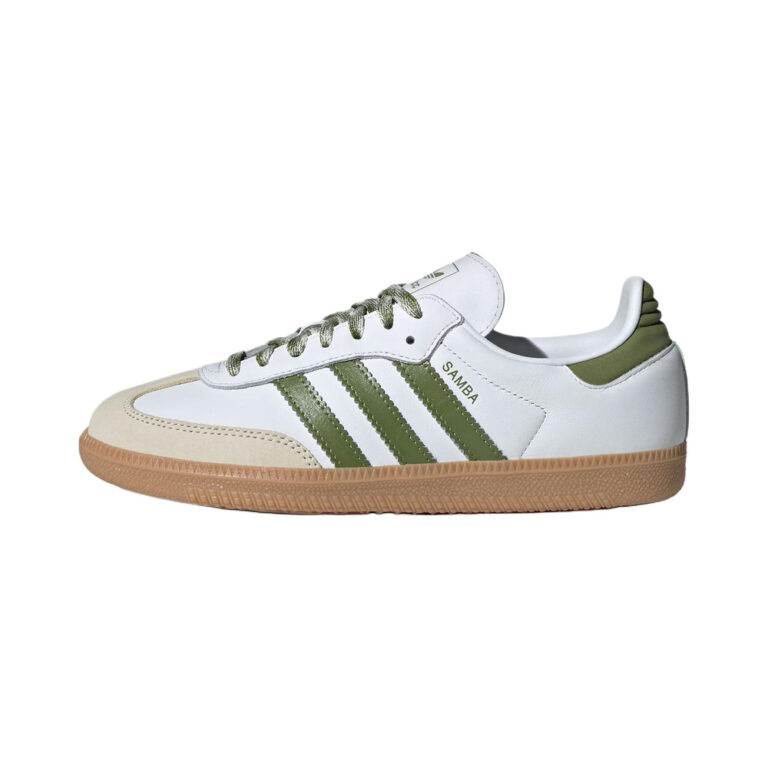 Adidas Samba OG 'White / Olive Green / Yellow' Женские