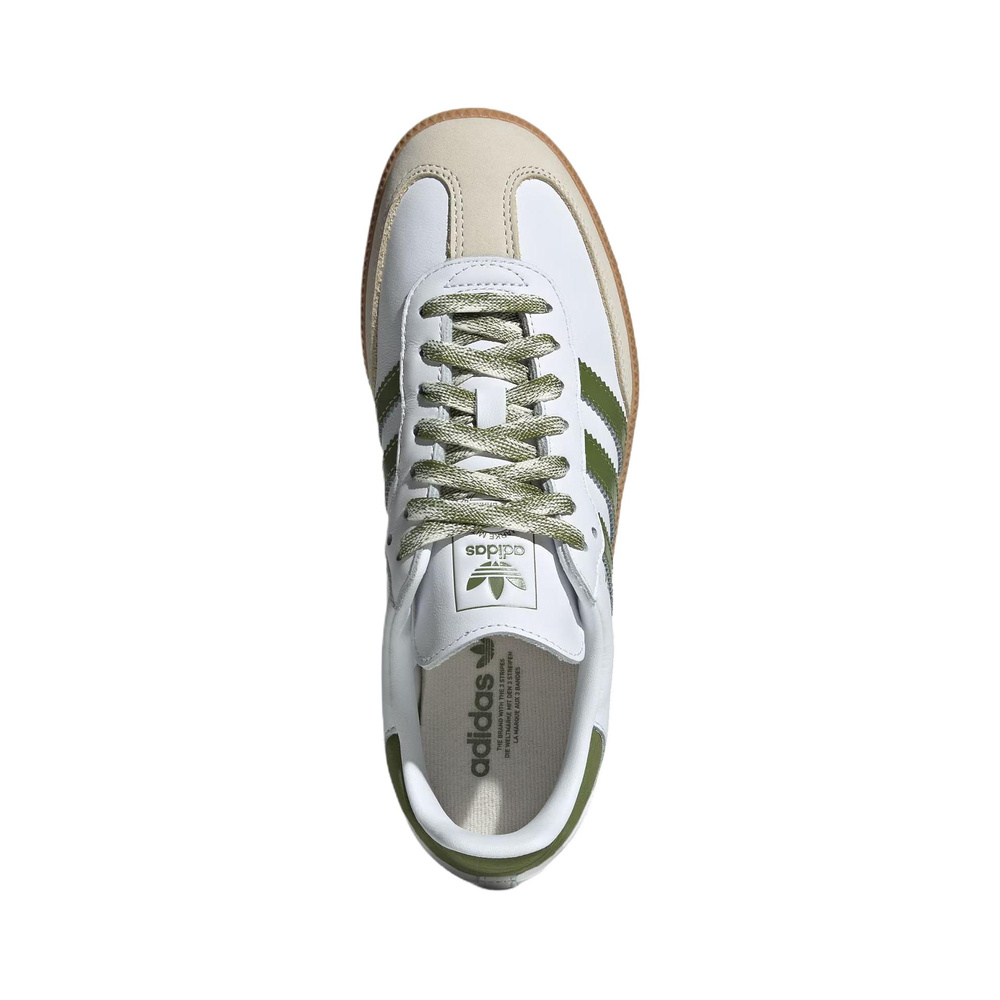 Adidas Samba OG 'White / Olive Green / Yellow' Женские
