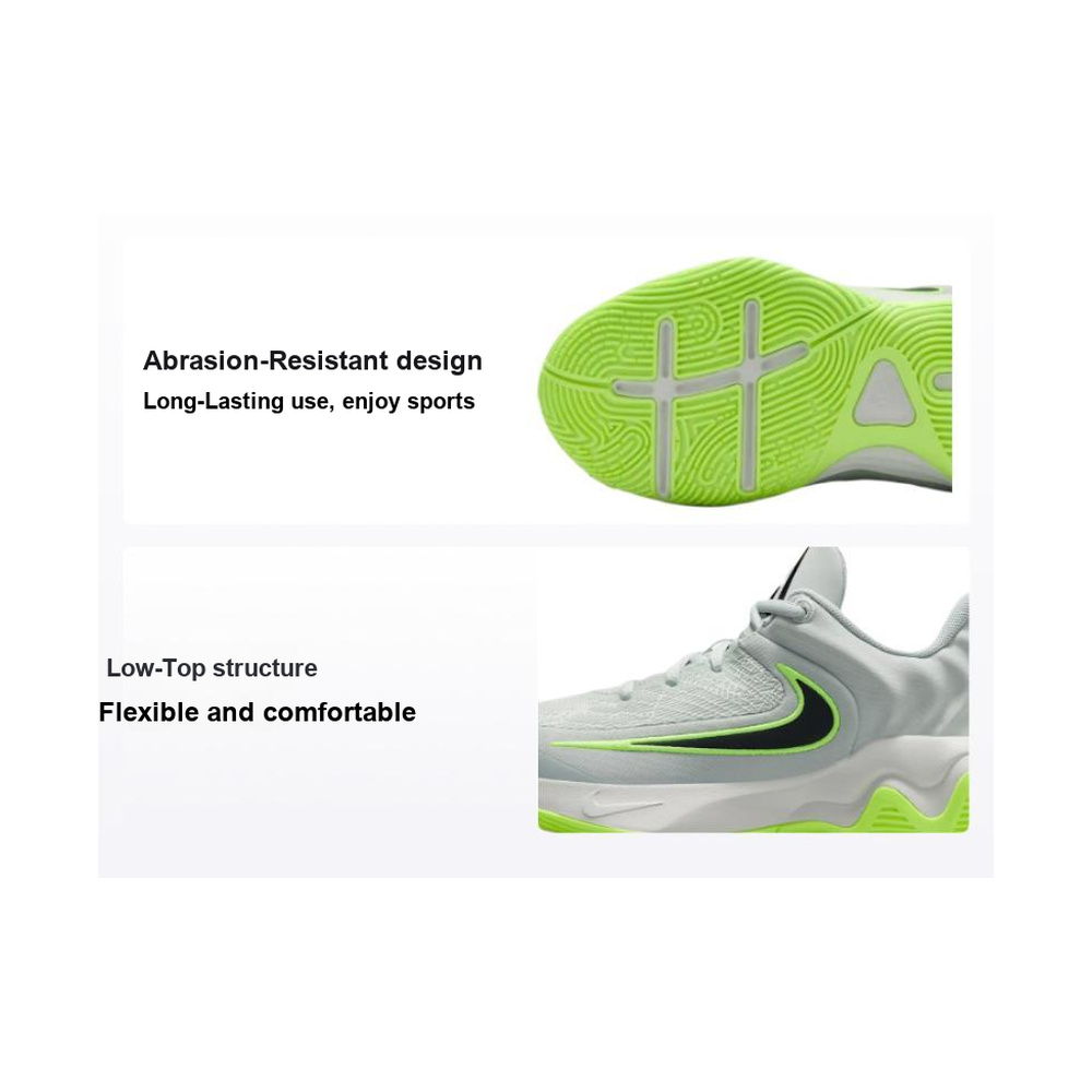 Nike Giannis Immortality 4 'Light Silver / Volt / Black' Унисекс