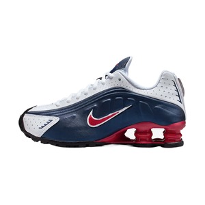 Midnight Navy / White / Metallic Silver / Gym Red