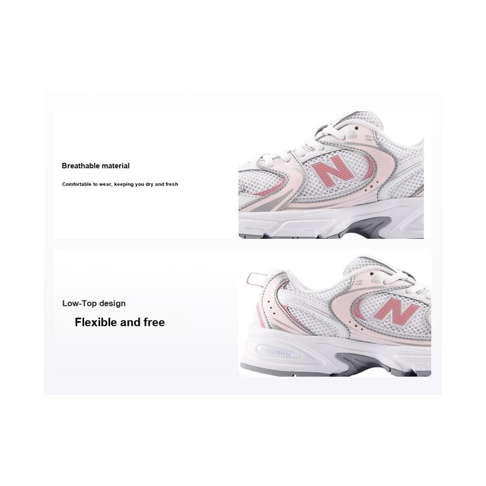 New Balance 530 'White / Pink / Silver' Унисекс