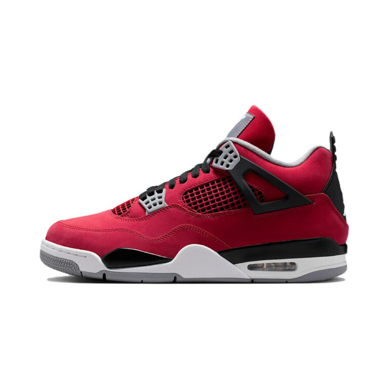 Air Jordan 4 'Jordan 4 "Toro" Men's Shoes - Fire Red / Black / Cement Grey / White' Мужские
