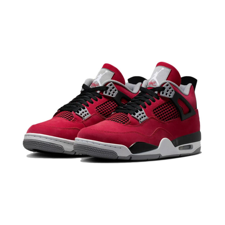 Air Jordan 4 'Jordan 4 "Toro" Men's Shoes - Fire Red / Black / Cement Grey / White' Мужские