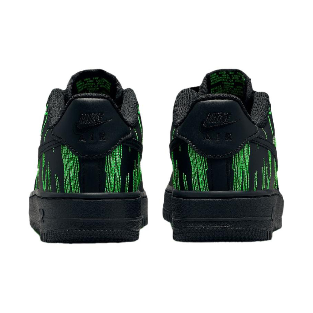 Nike Air Force 1 'Black / Green Strike / Vivid Purple / Black' Унисекс