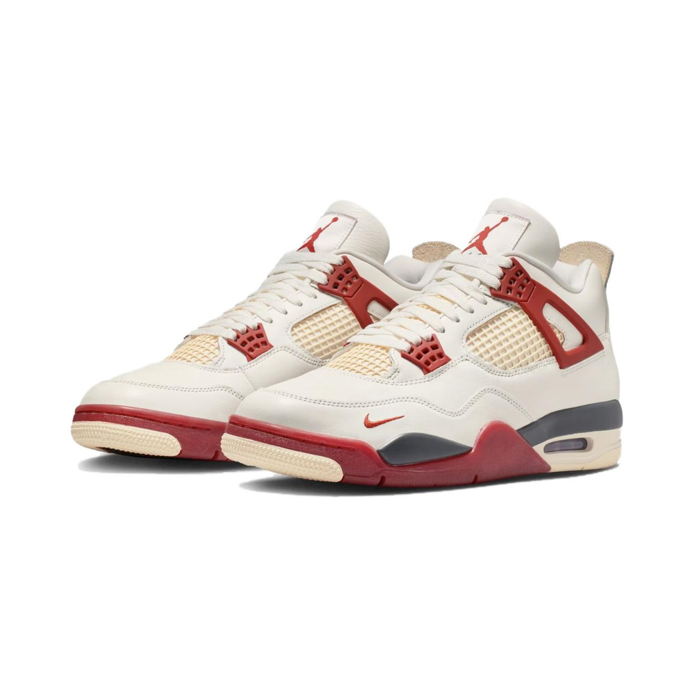 Air Jordan 4 'Metallic Summit White / Pure Platinum / Wolf Grey / White' Мужские