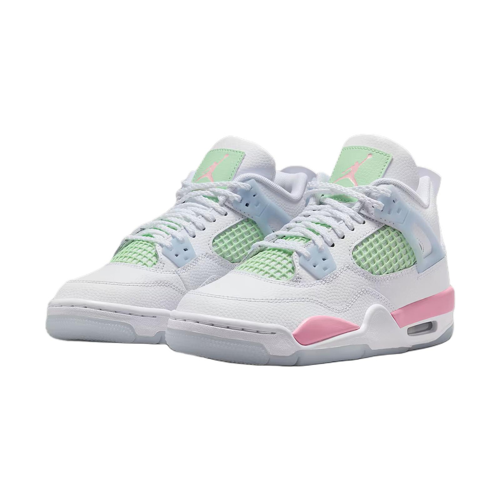 Air Jordan 4 'Metallic Summit White / Pure Platinum / Wolf Grey / White' Унисекс