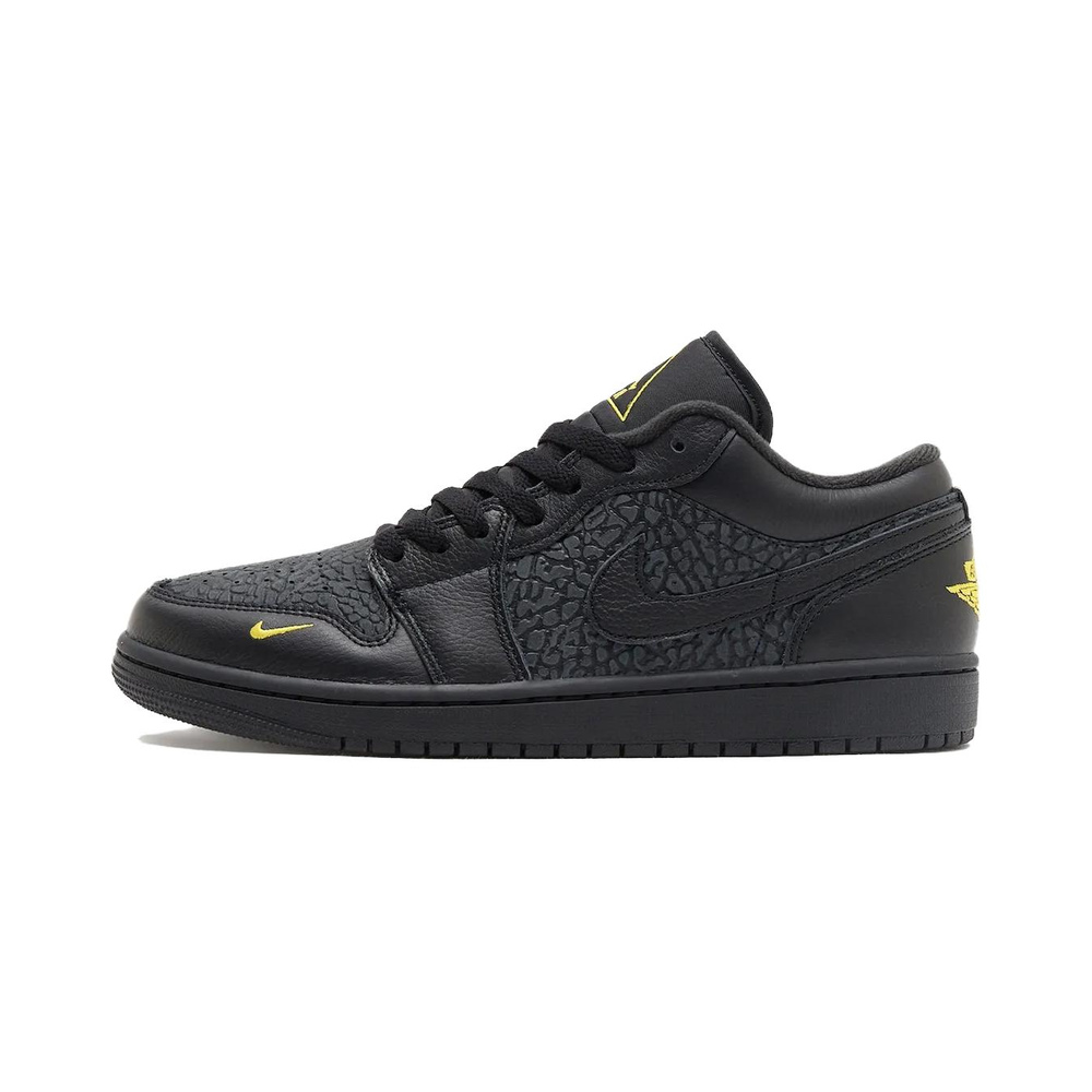 Air Jordan 1 Low 'Black / Cobalt Bliss / Dark Smoke Grey / Metallic Silver' Мужские