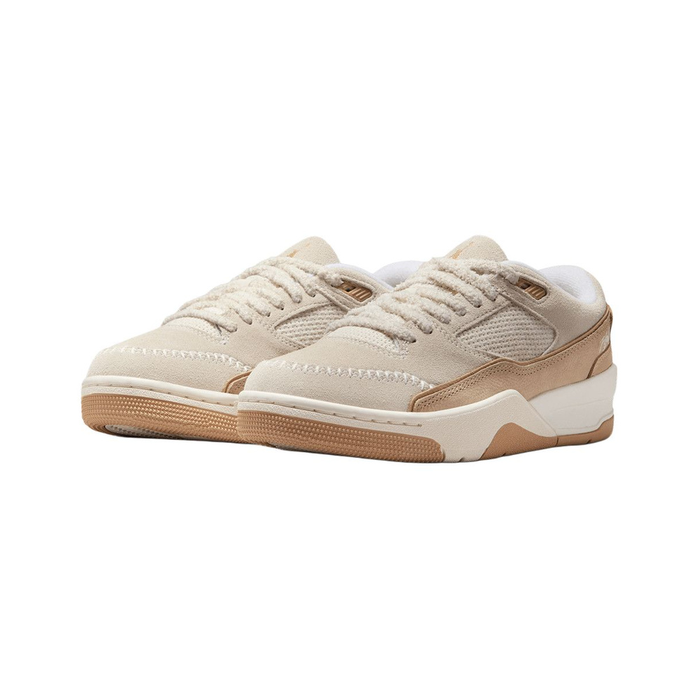 Air Jordan Flight Court Vintage 'Sail / Metallic Gold / Fauna Brown' Женские