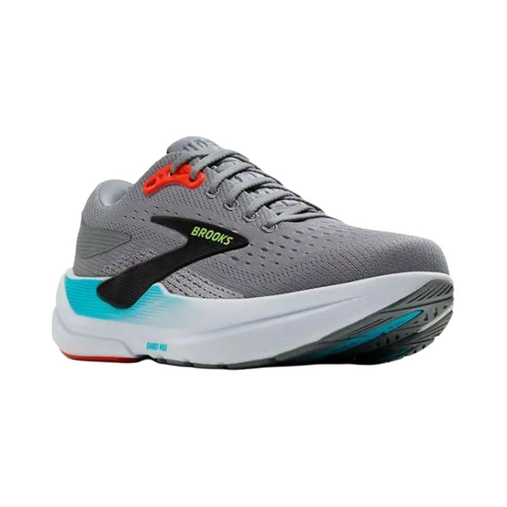 Brooks Ghost Max 'Grey White' Мужские