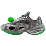 Metallic Silver / Anthracite / Black / Rage Green