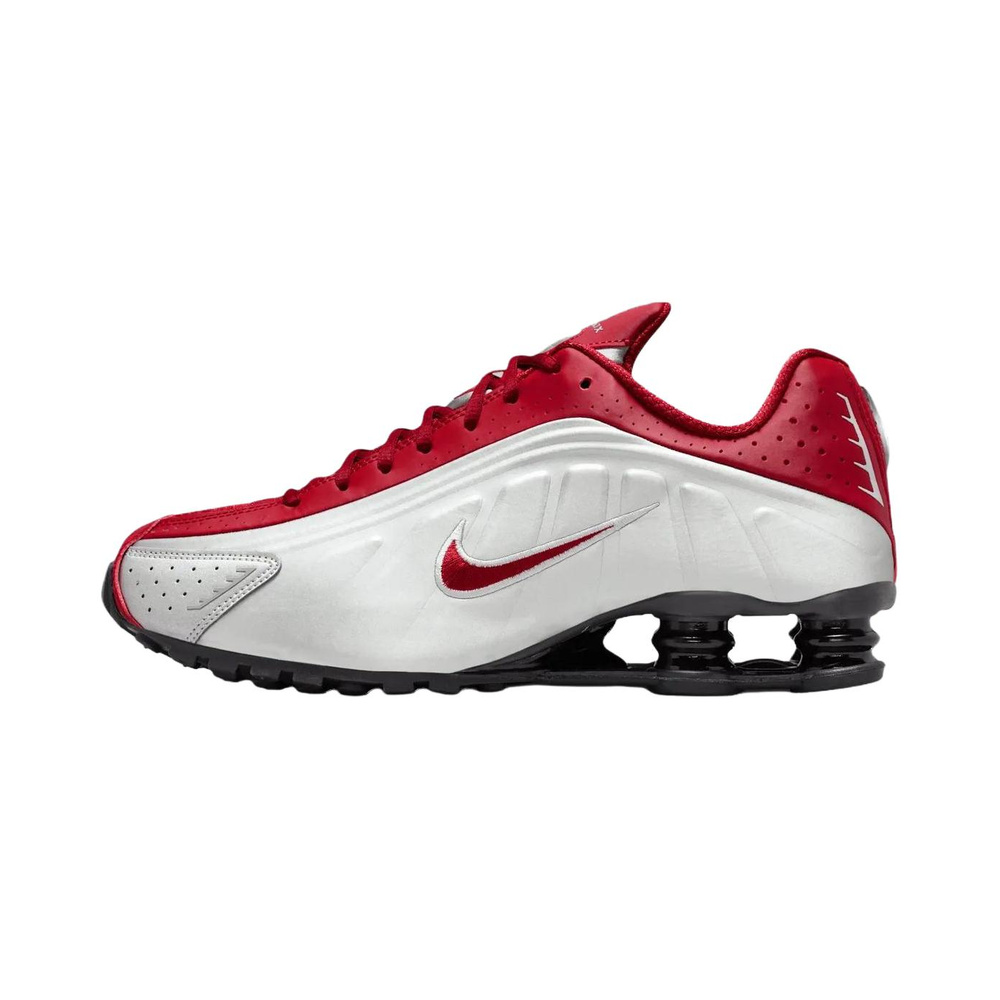Metallic Silver / Black / Team Crimson