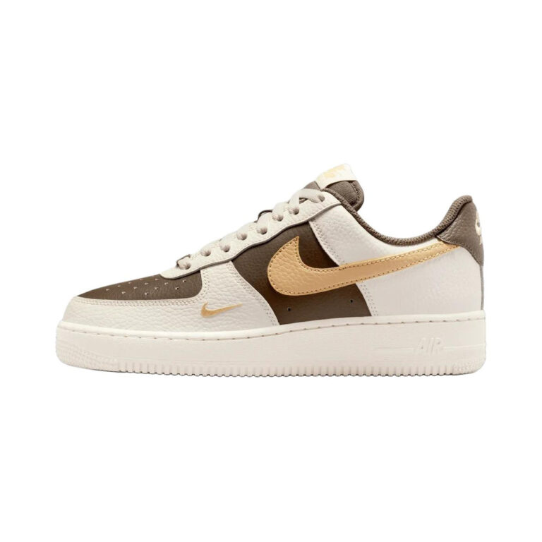Nike Air Force 1 'Black / Sail / Gum Light Brown / Blue Hero' Женские