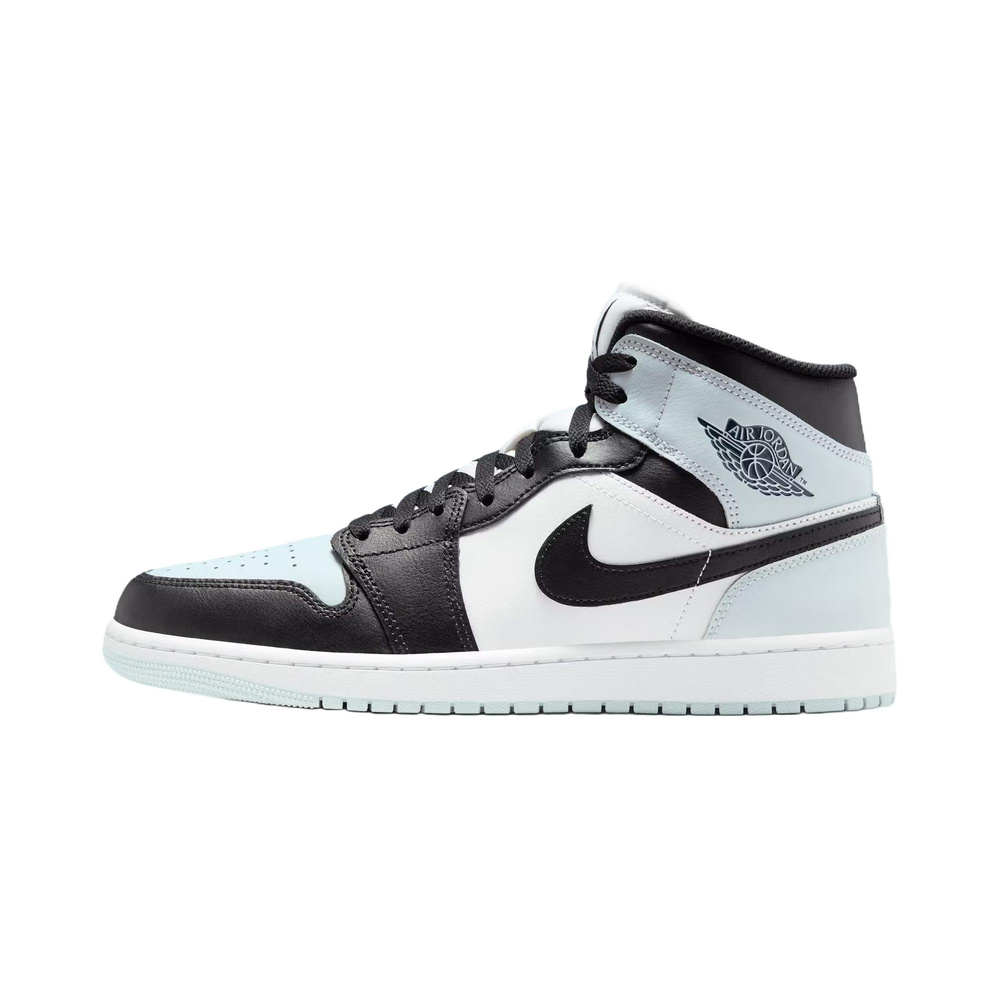 Air Jordan 1 Mid 'Black / Aura / White / Squadron Blue' Мужские