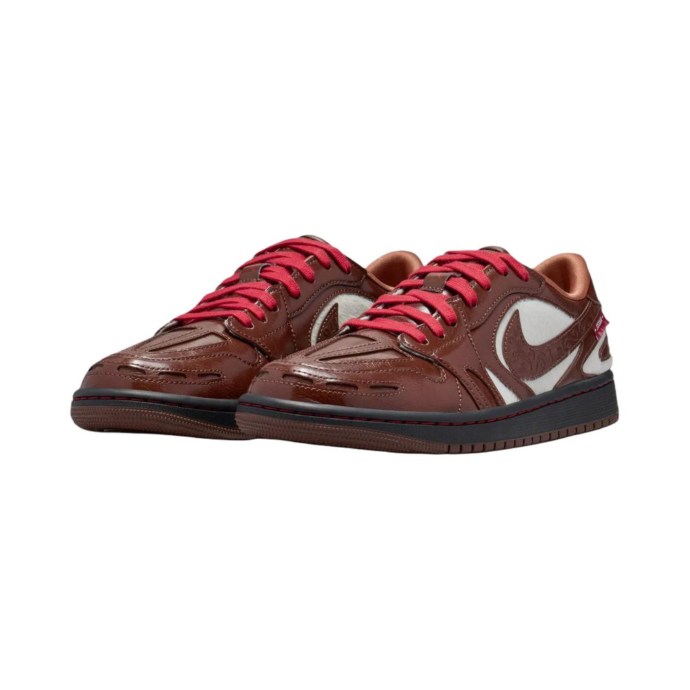 Air Jordan 1 Low 'Black / Gum Medium Brown / White' Мужские