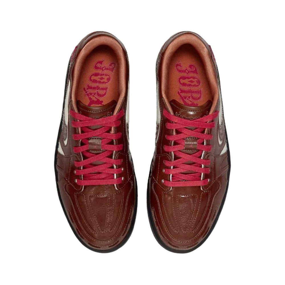 Air Jordan 1 Low 'Black / Gum Medium Brown / White' Мужские