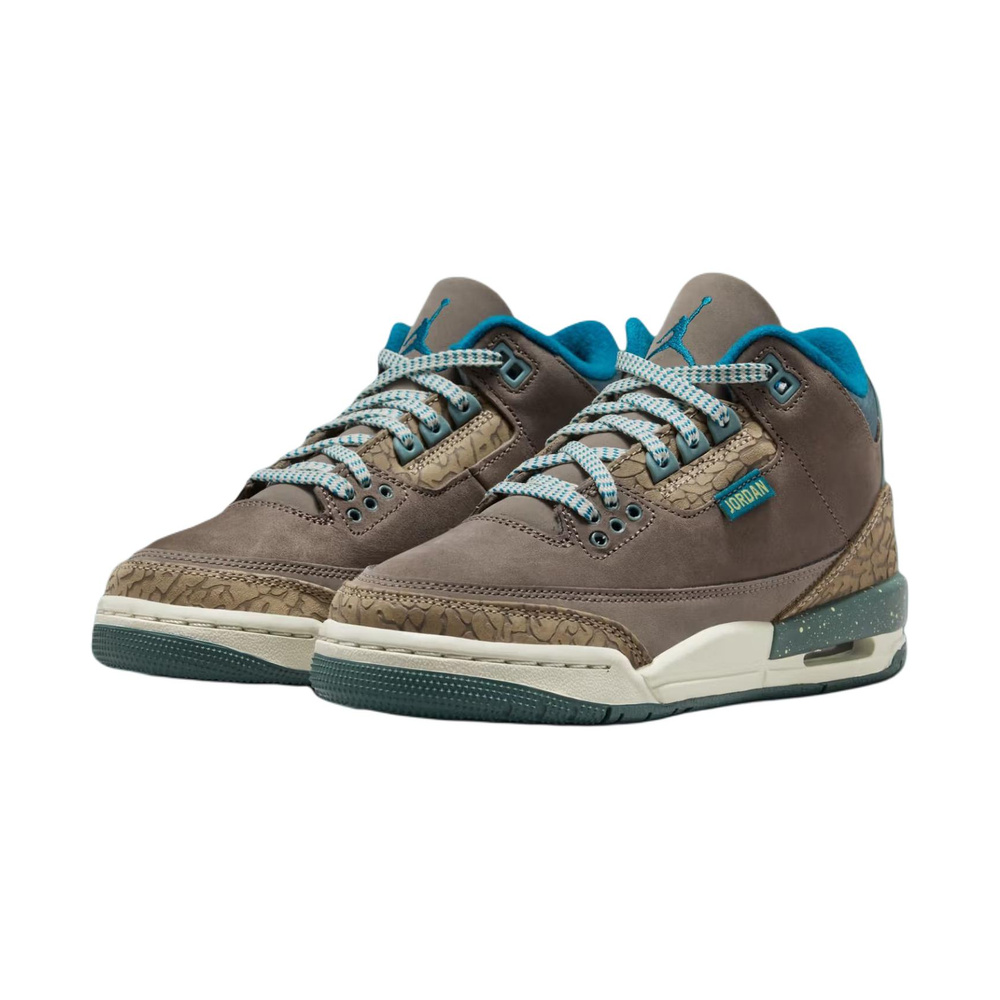 Air Jordan 3 'Olive Grey / Khaki / Sea Glass / Green Abyss' Унисекс