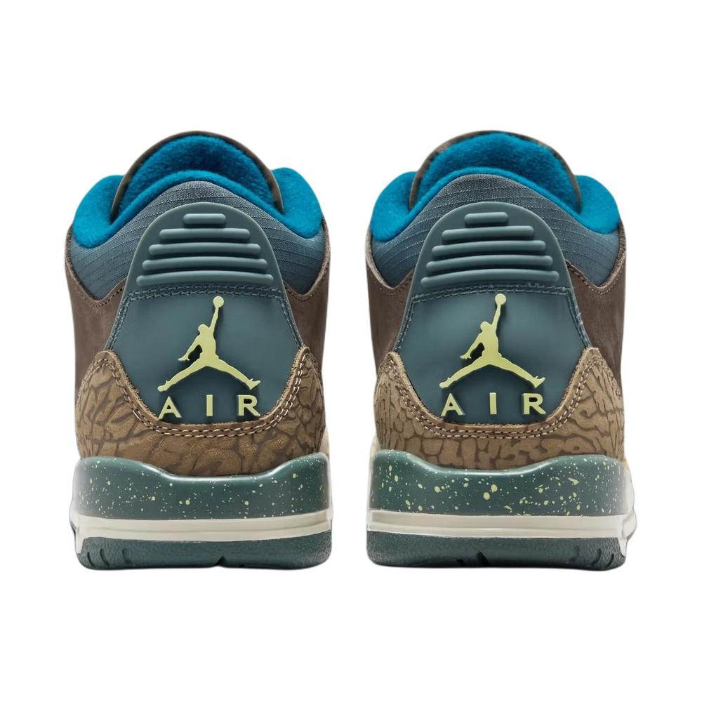 Air Jordan 3 'Olive Grey / Khaki / Sea Glass / Green Abyss' Унисекс