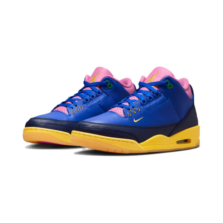Air Jordan 3 'Court Purple / University Gold / Gum Medium Brown / Coconut Milk' Мужские
