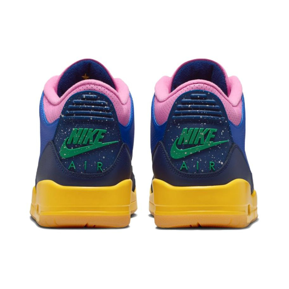 Air Jordan 3 'Court Purple / University Gold / Gum Medium Brown / Coconut Milk' Мужские