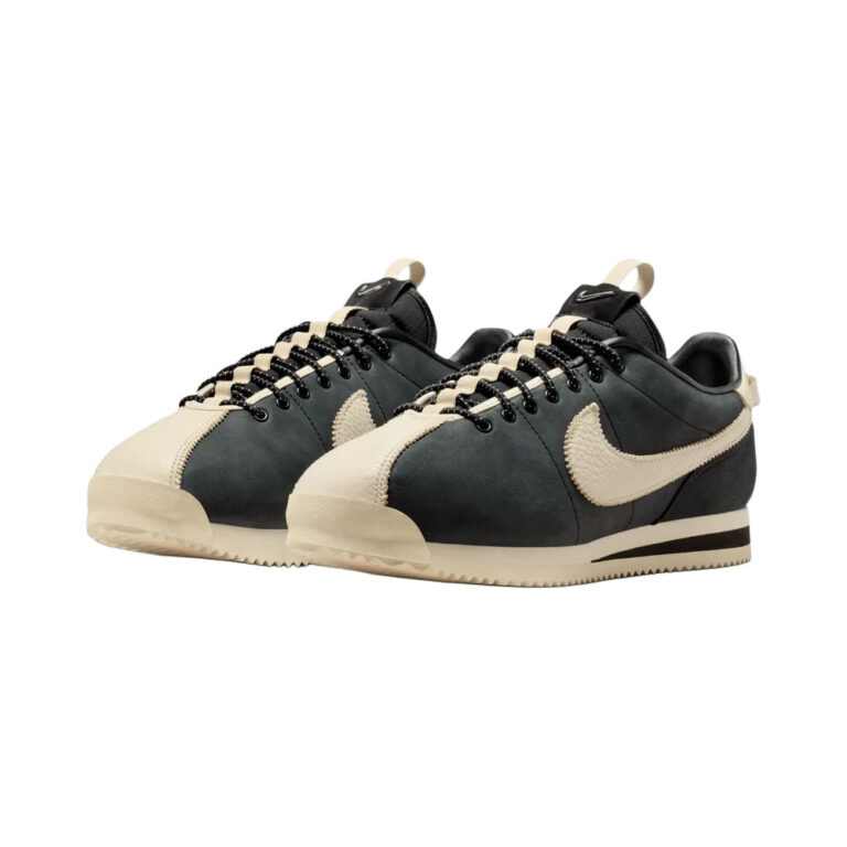 Nike Cortez 'Black / Metallic Silver / Anthracite / Black' Женские