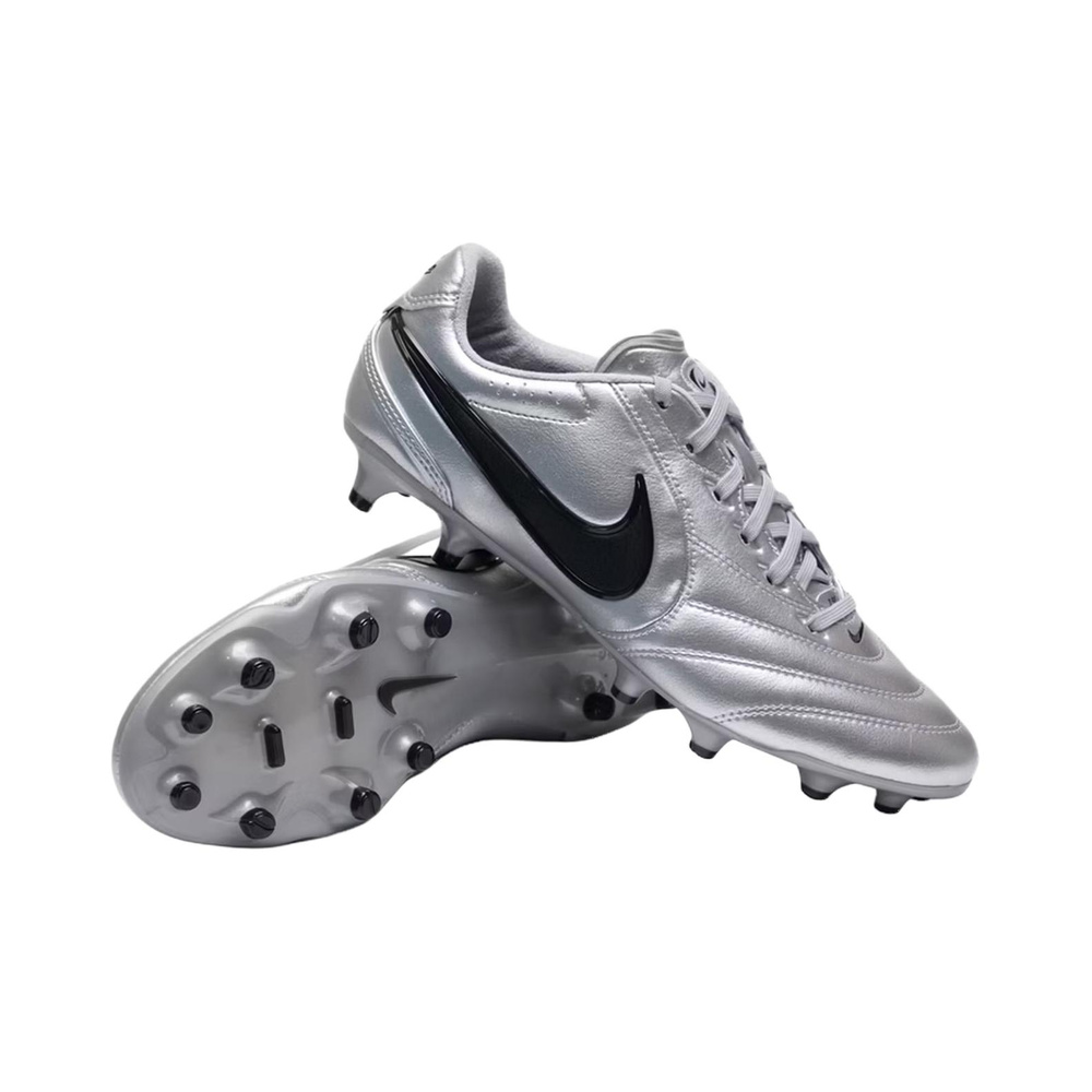 Nike Tiempo Ligera 'Metallic Silver / Black' Мужские