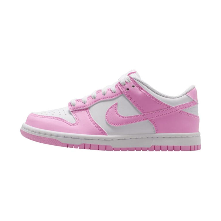 Nike Dunk Low 'White / Pink Rise' Унисекс