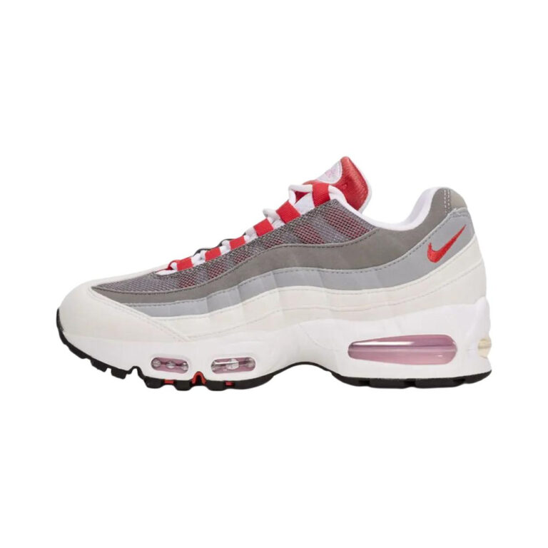 Nike Air Max 95 'White / Pink Rise / Wolf Grey / Light Crimson' Женские