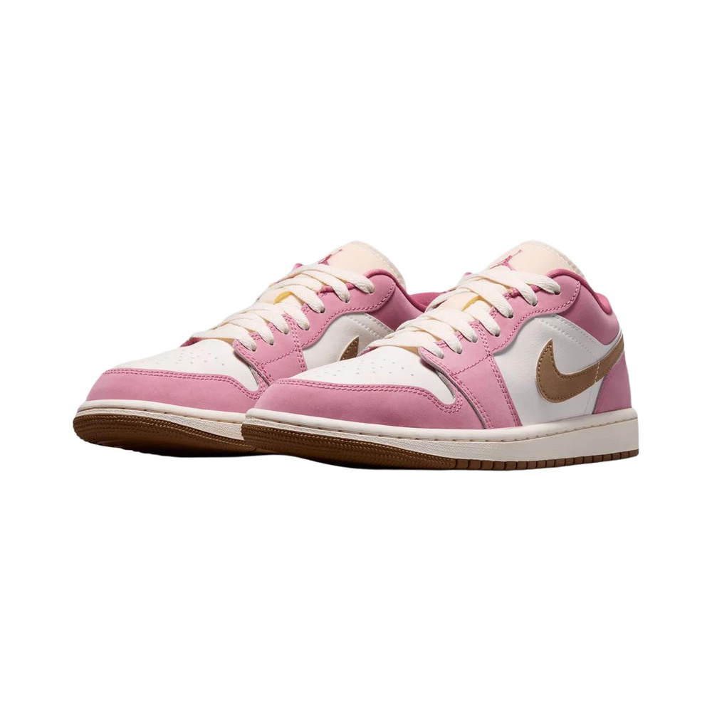 Air Jordan 1 Low 'Desert Berry / Light British Tan / Chalk / Sail' Женские