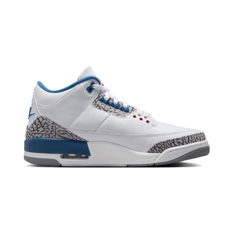 Air Jordan 3 'White / True Blue / Fire Red' Мужские