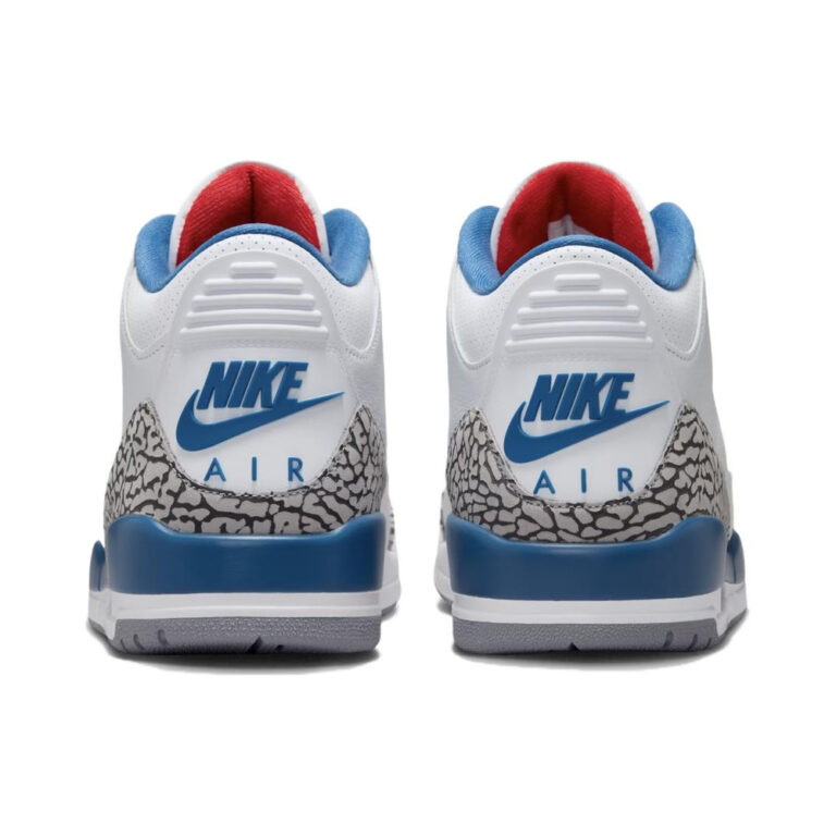 Air Jordan 3 'White / True Blue / Fire Red' Мужские