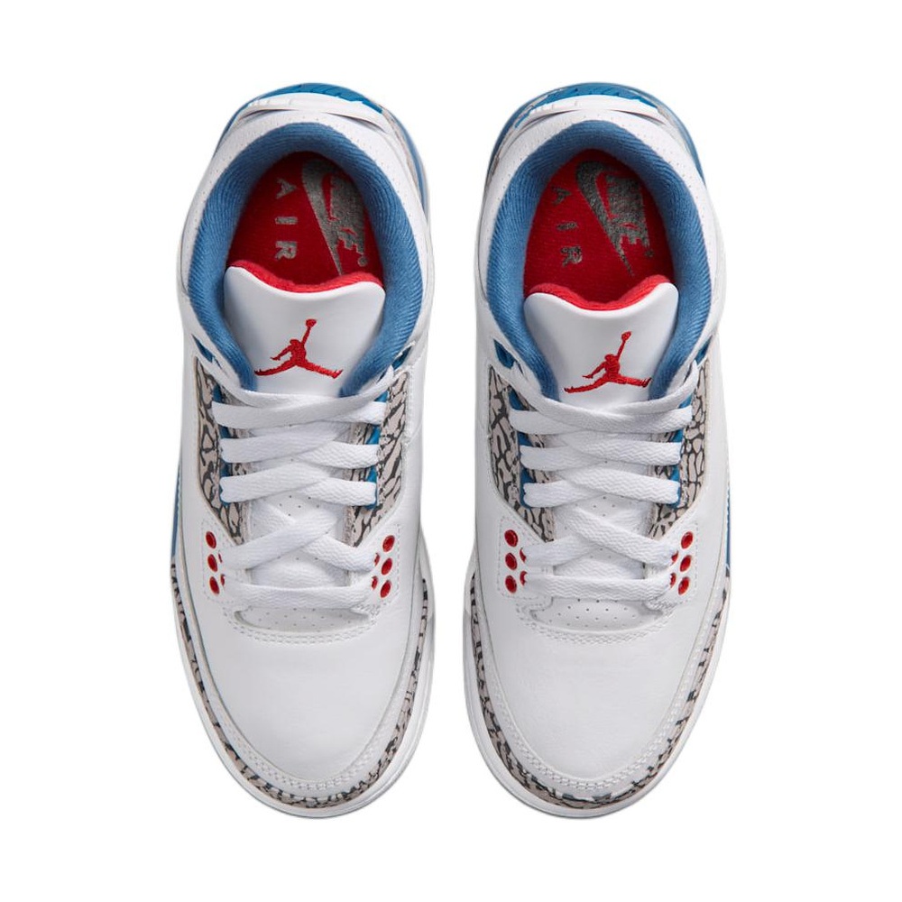 Air Jordan 3 'White / True Blue / Cement Grey / Fire Red' Унисекс