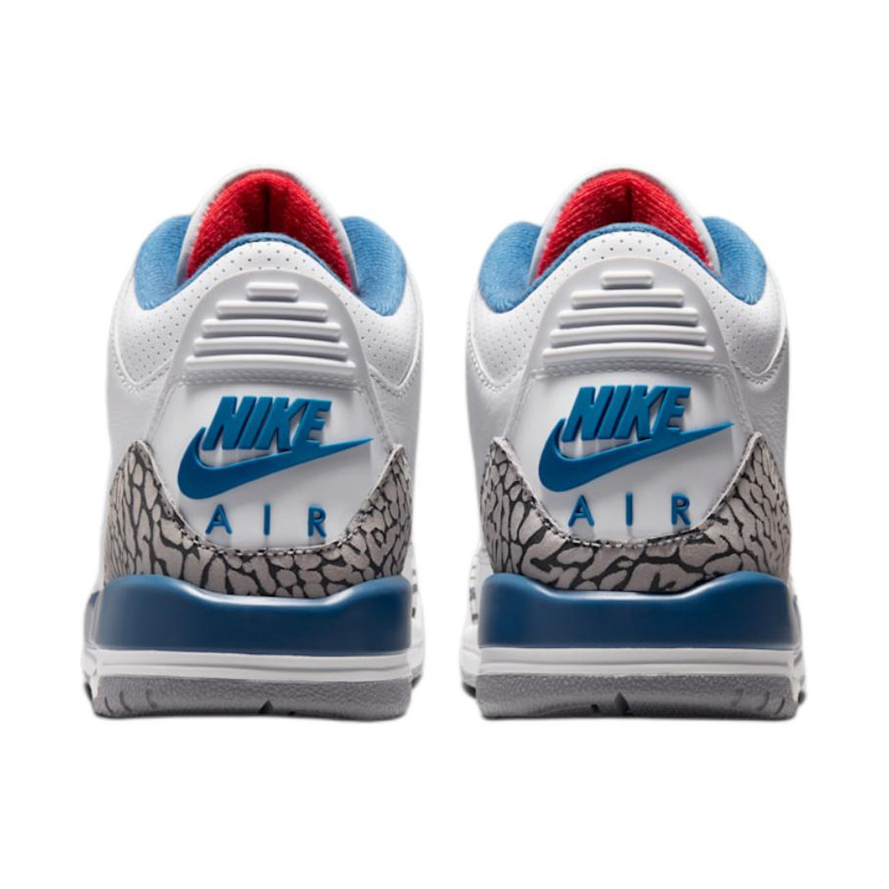 Air Jordan 3 'White / True Blue / Cement Grey / Fire Red' Унисекс