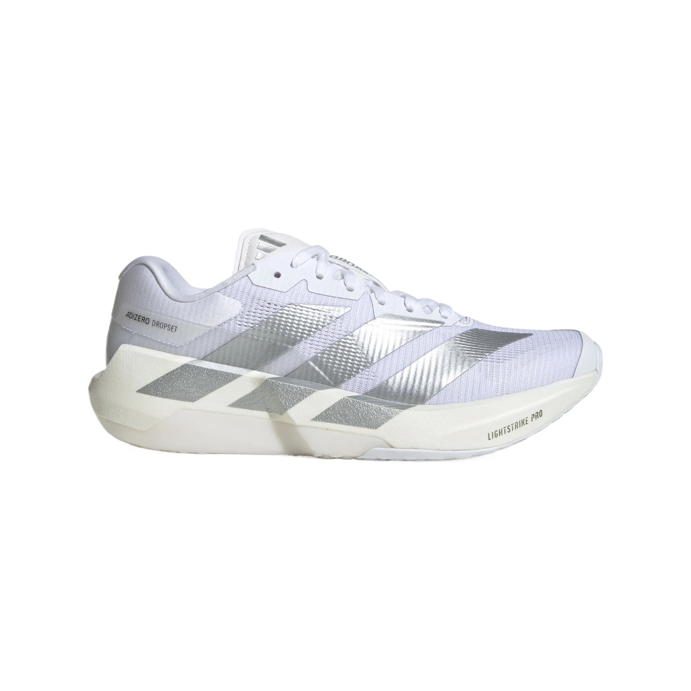 Adidas Adizero Dropset Pro 'White / Metallic Silver' Женские