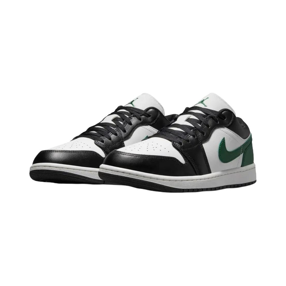 Air Jordan 1 Low 'Black / Gorge Green / Summit White' Мужские