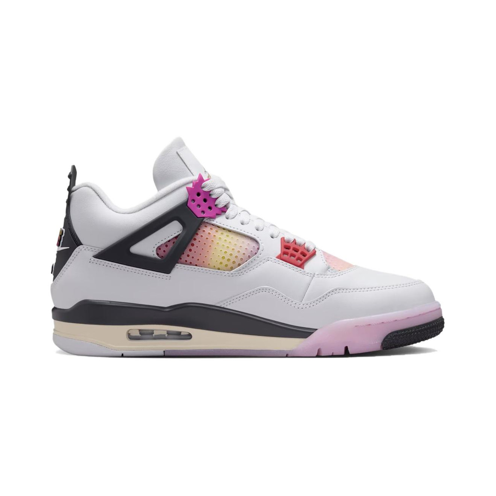 Air Jordan 4 'Off White / Anthracite / Fire Pink' Мужские