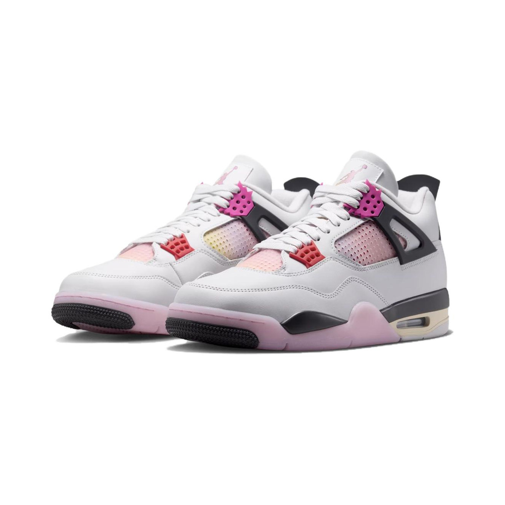 Off White / Anthracite / Fire Pink