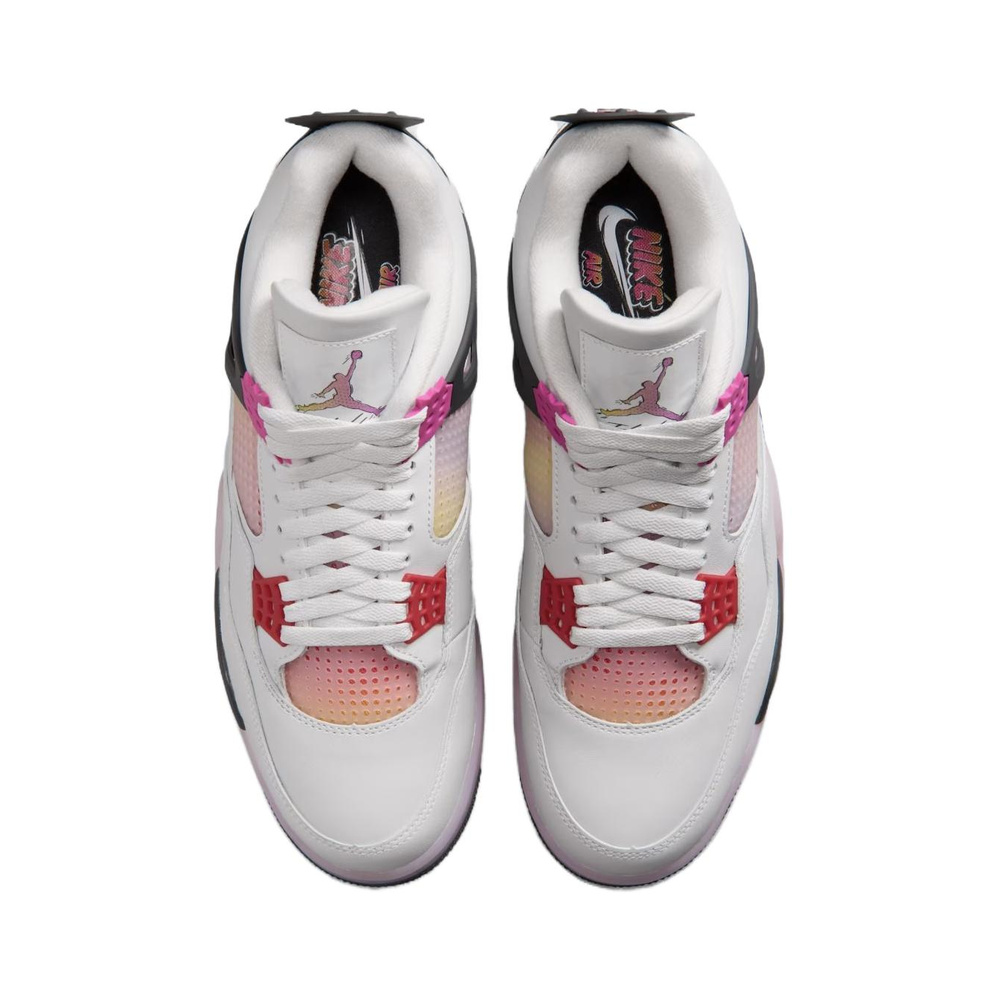 Air Jordan 4 'Off White / Anthracite / Fire Pink' Мужские