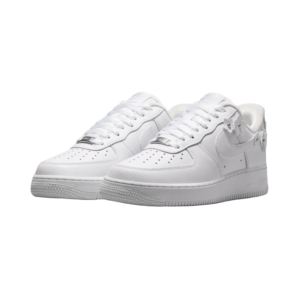 Nike Air Force 1 'White / Wolf Grey / Metallic Silver / White' Женские