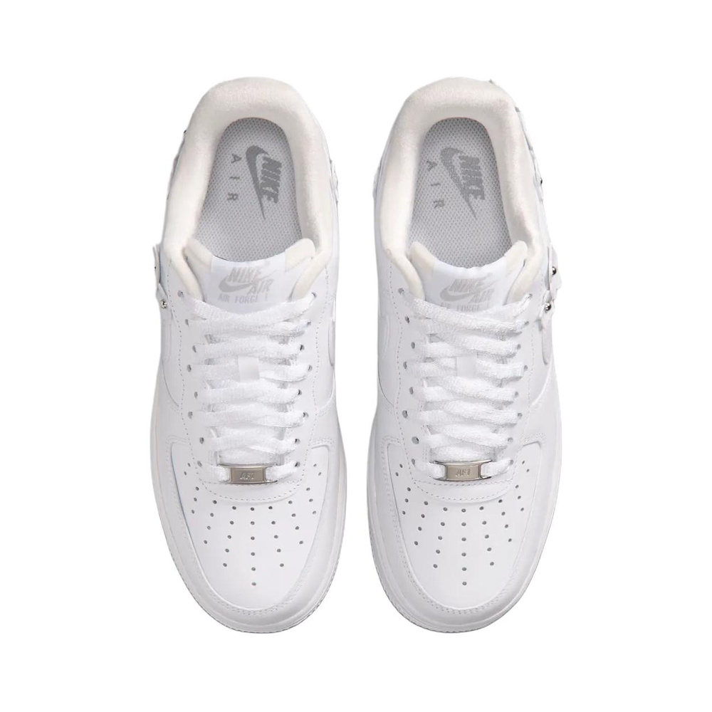 Nike Air Force 1 'White / Wolf Grey / Metallic Silver / White' Женские