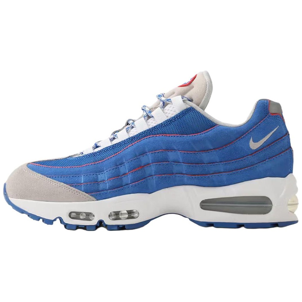 Blue Sapphire / White / Light Smoke Grey / Metallic Silver