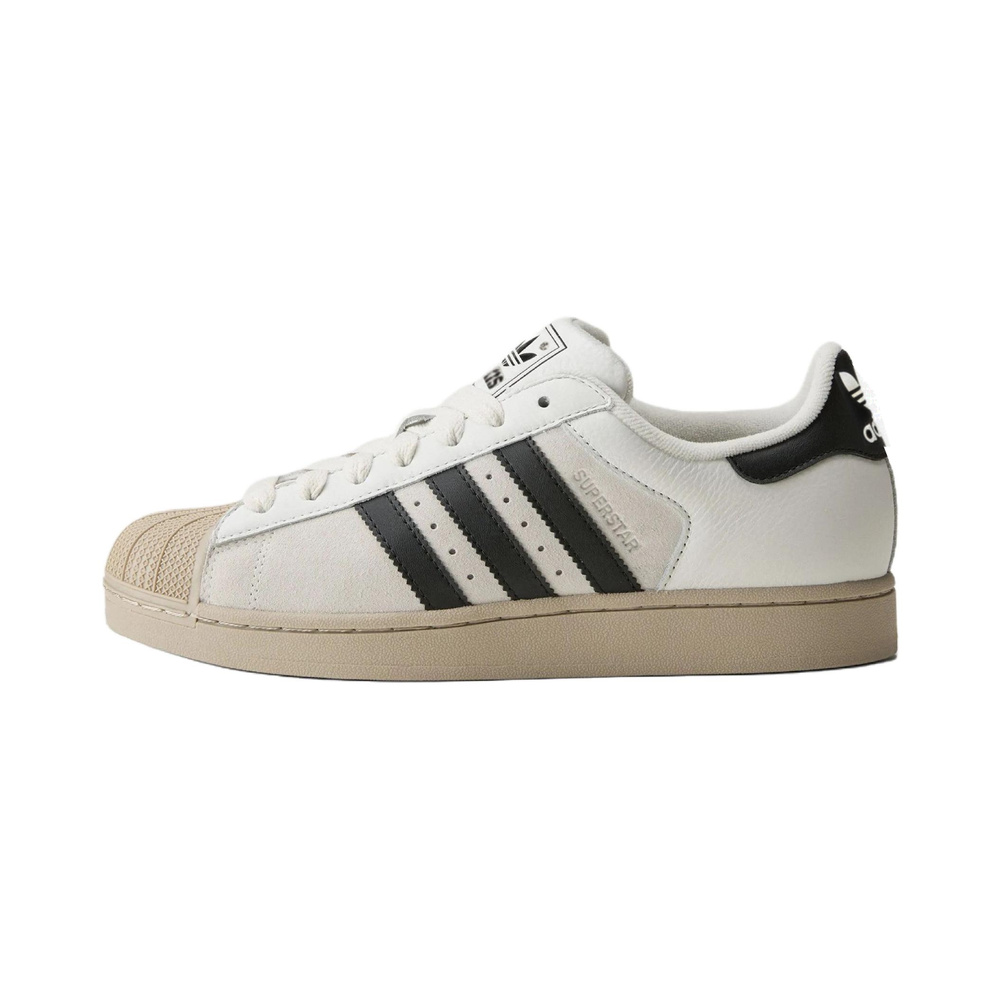 Adidas Superstar 'Bright White / Black / Khaki / Brown' Мужские