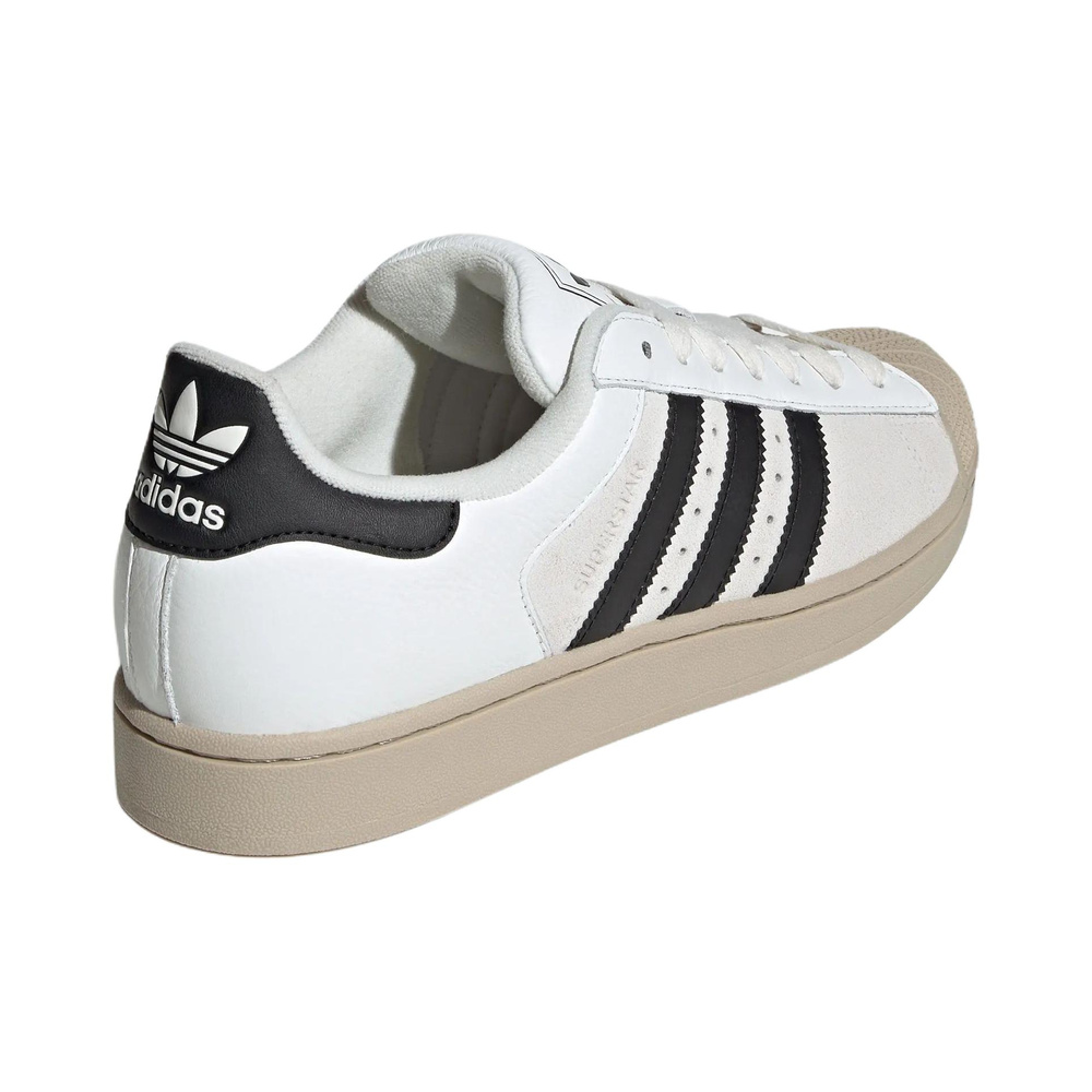 Adidas Superstar 'Bright White / Black / Khaki / Brown' Мужские