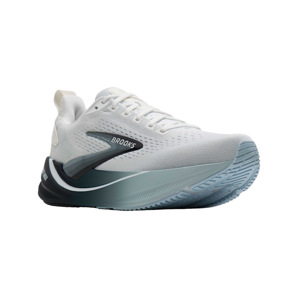Brooks Ghost Max 'White / Navy Blue / Blue' Мужские