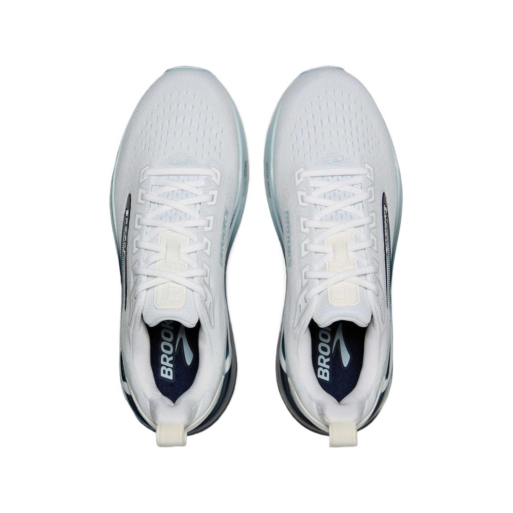 Brooks Ghost Max 'White / Navy Blue / Blue' Мужские